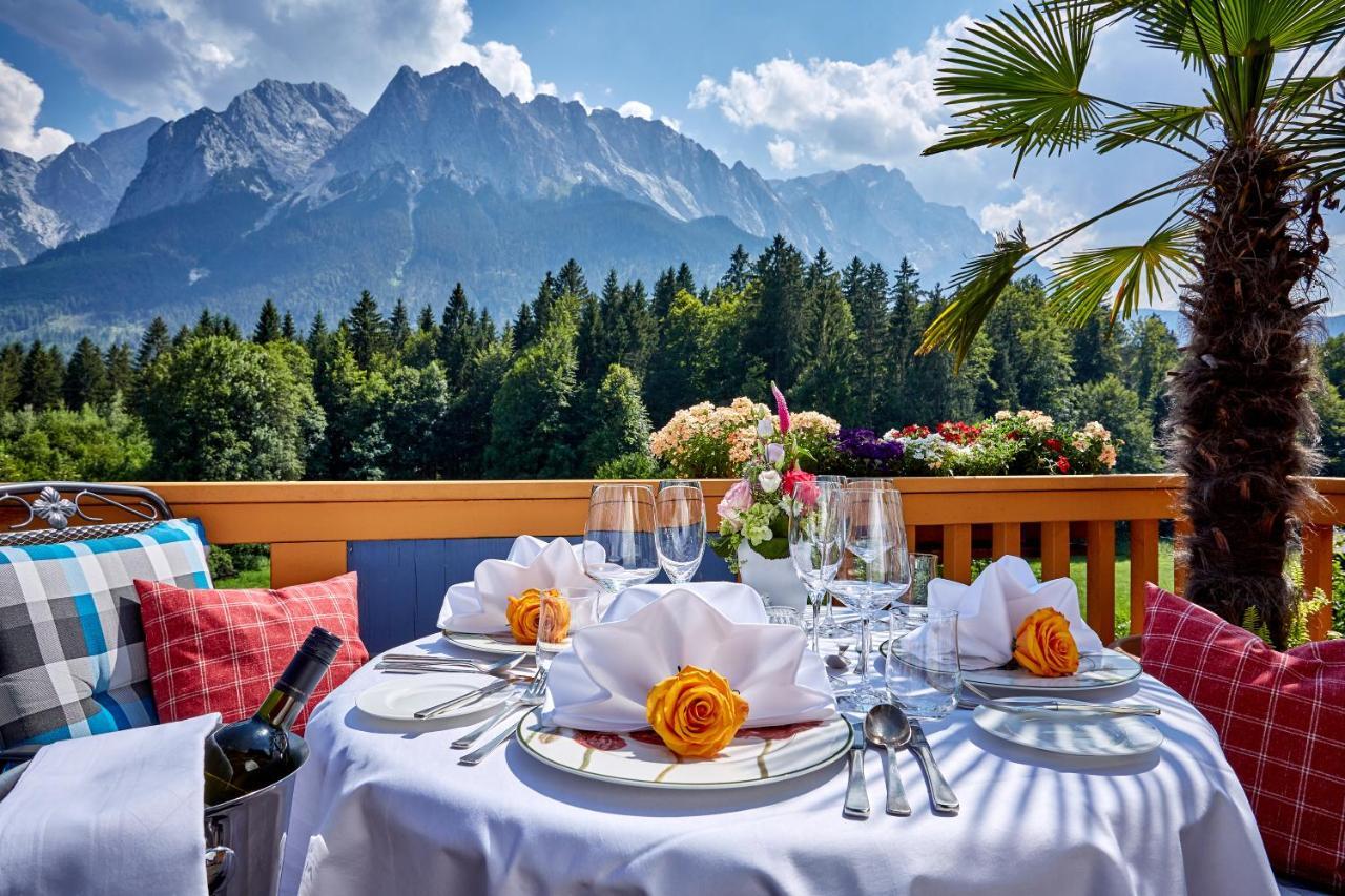 Romantik Alpenhotel Waxenstein Grainau Buitenkant foto
